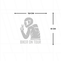 Kfz - Sticker | Biker on Tour Fahrer