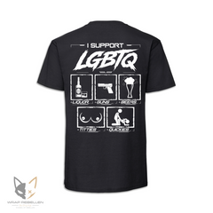 I Support LGBTQ Shirt – Fun Statement T-Shirt mit Humor