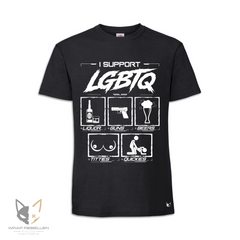 I Support LGBTQ Shirt – Fun Statement T-Shirt mit Humor