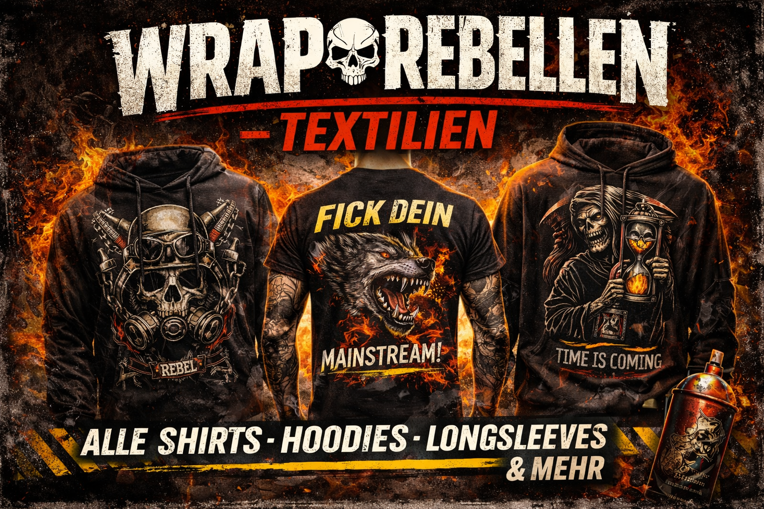 Wrap Rebellen - Textilien