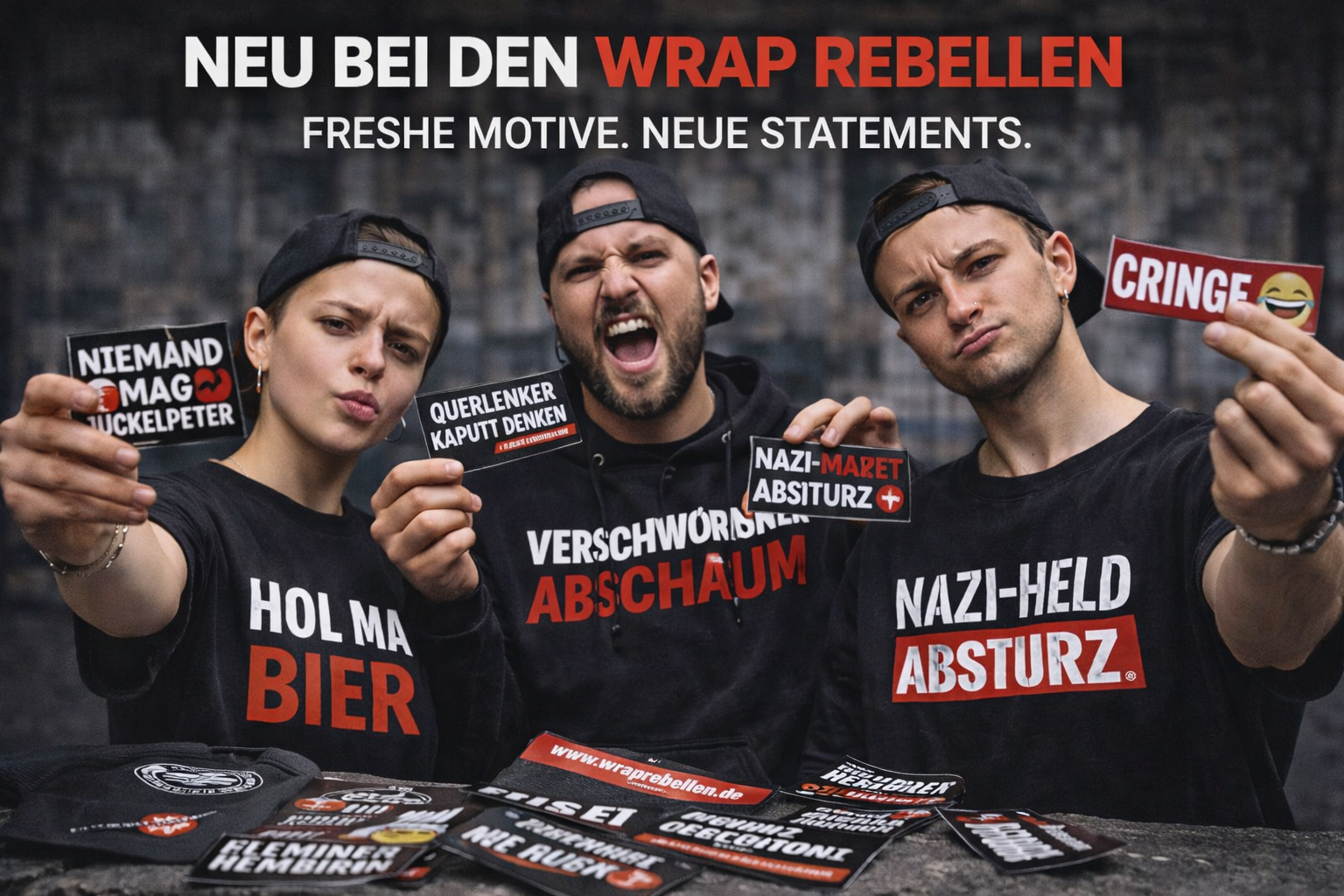 Neu bei den Wrap Rebellen