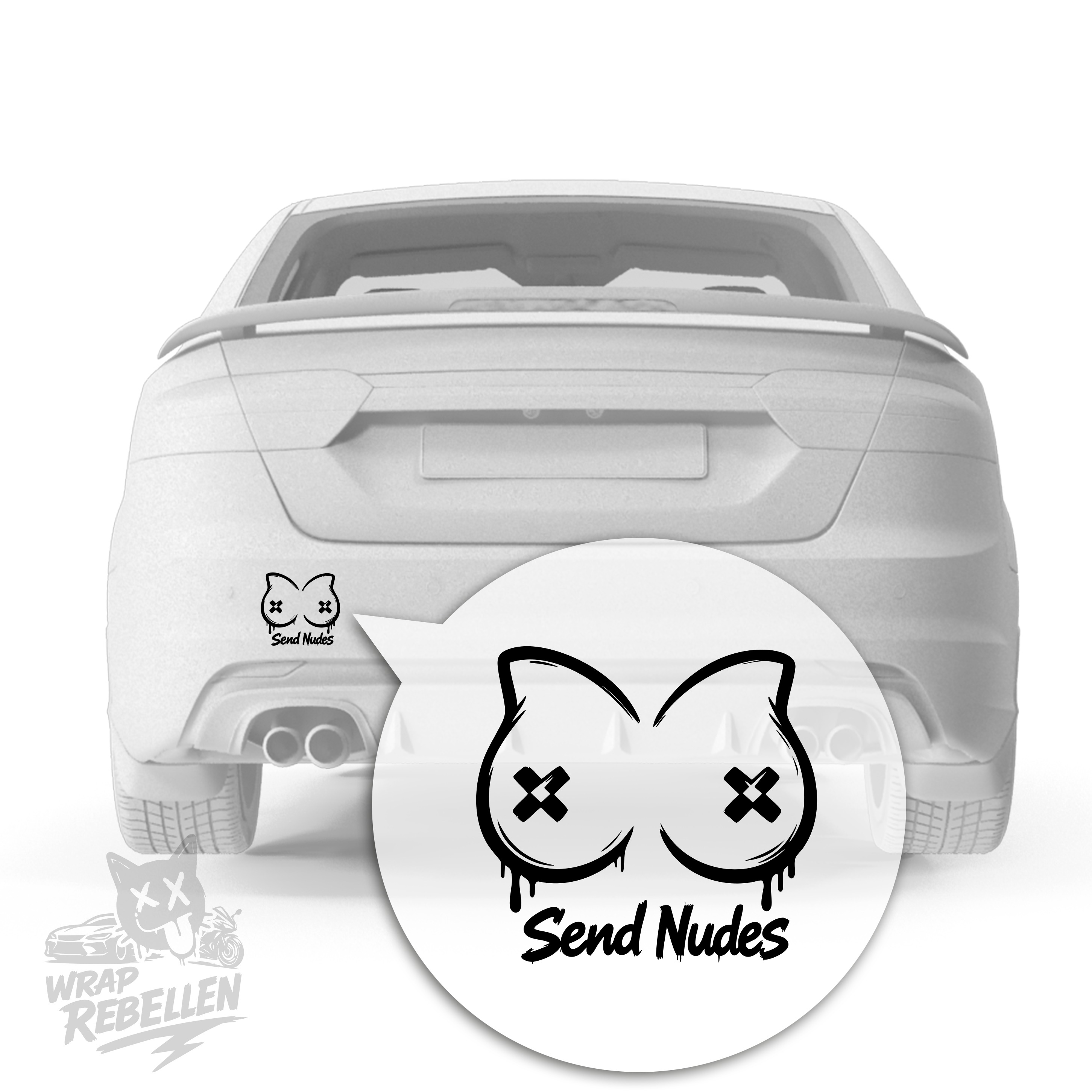 Send Nudes Sticker – scheißfrech, mega provokant und absolut unvergesslich