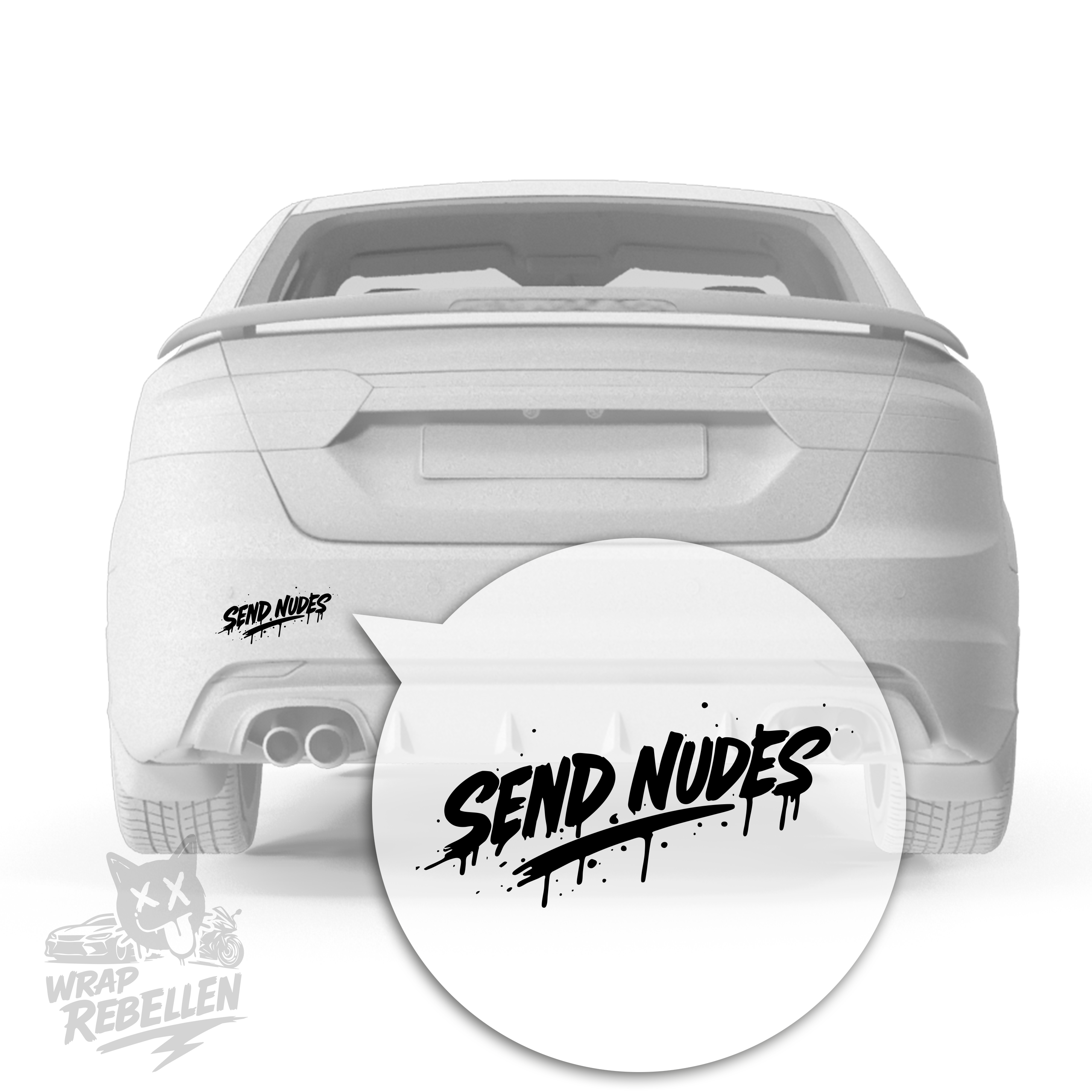 Send Nudes Sticker (Dripping) – tropfend frech, ultra provokant und hammerhart
