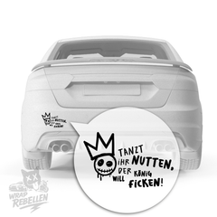 Dripping Skull Smiley – Tanzt ihr Nutten, der König will ficken!