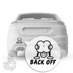 Back Off – Frecher NSFW Fun Vinyl Sticker