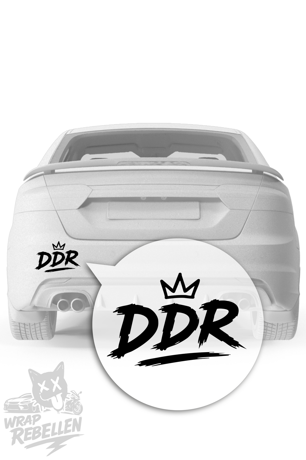 DDR Crown Sticker – Königlicher Ostalgie Aufkleber im Streetstyle<