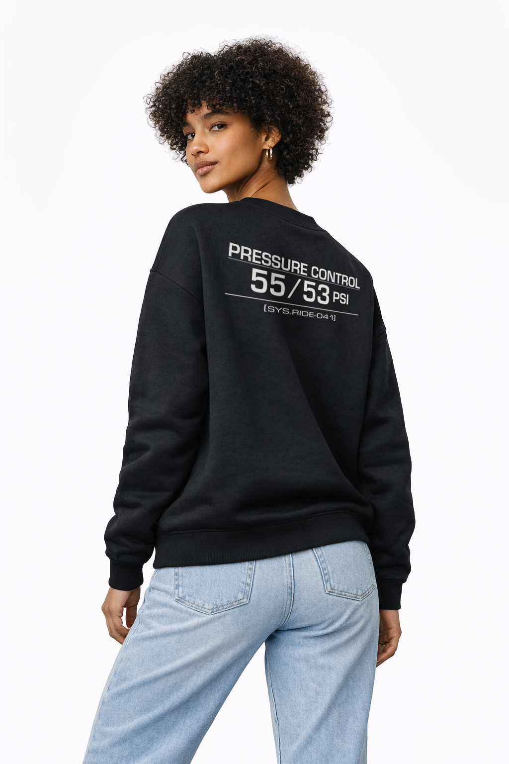 AIR UNIT Oversize Sweetshirt – Pressure Control 55/53 PSI | Airride Streetwear