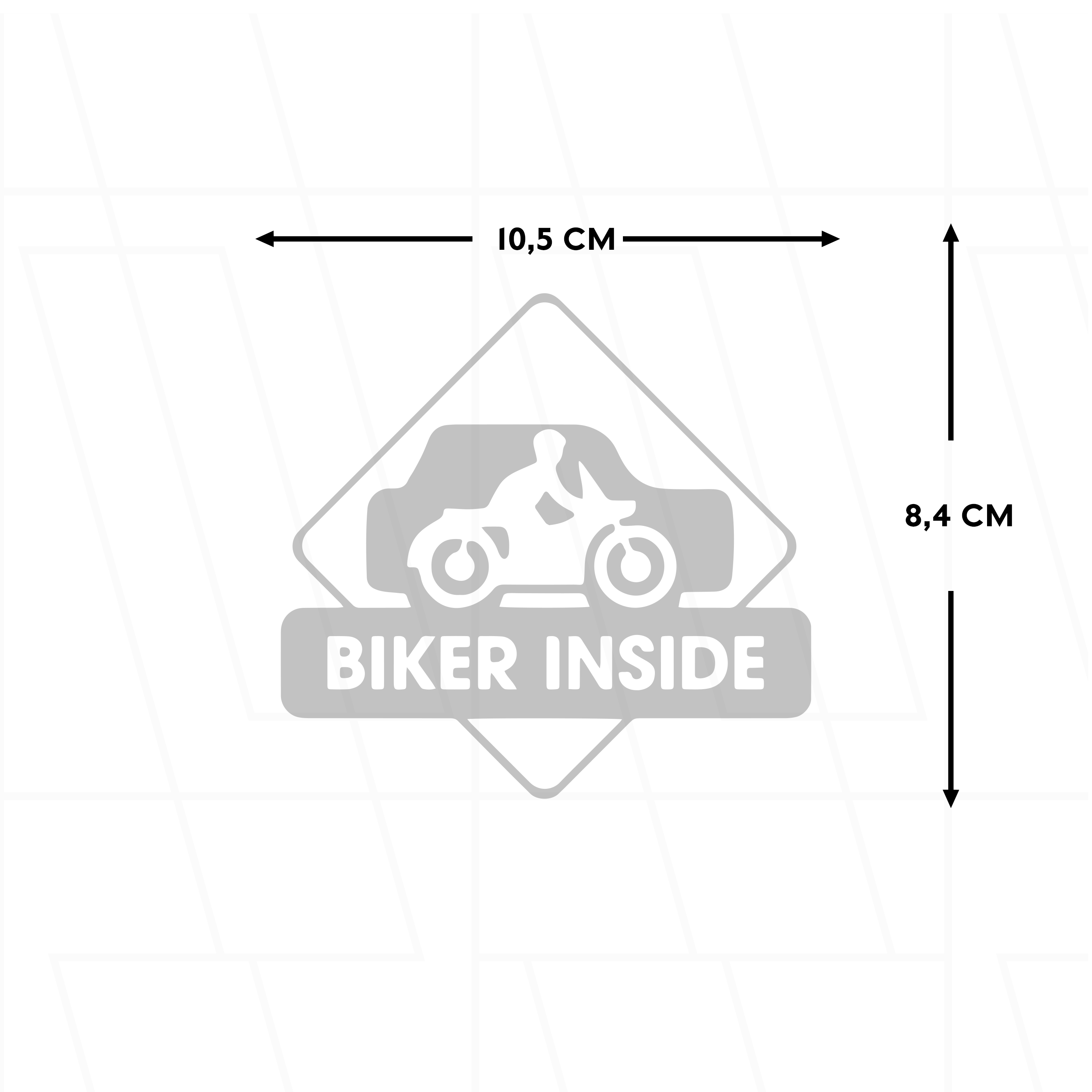 Kfz - Sticker | Biker Inside
