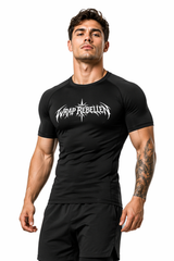 Compression Shirt Herren – Performance Sportshirt mit Tribal Statement
