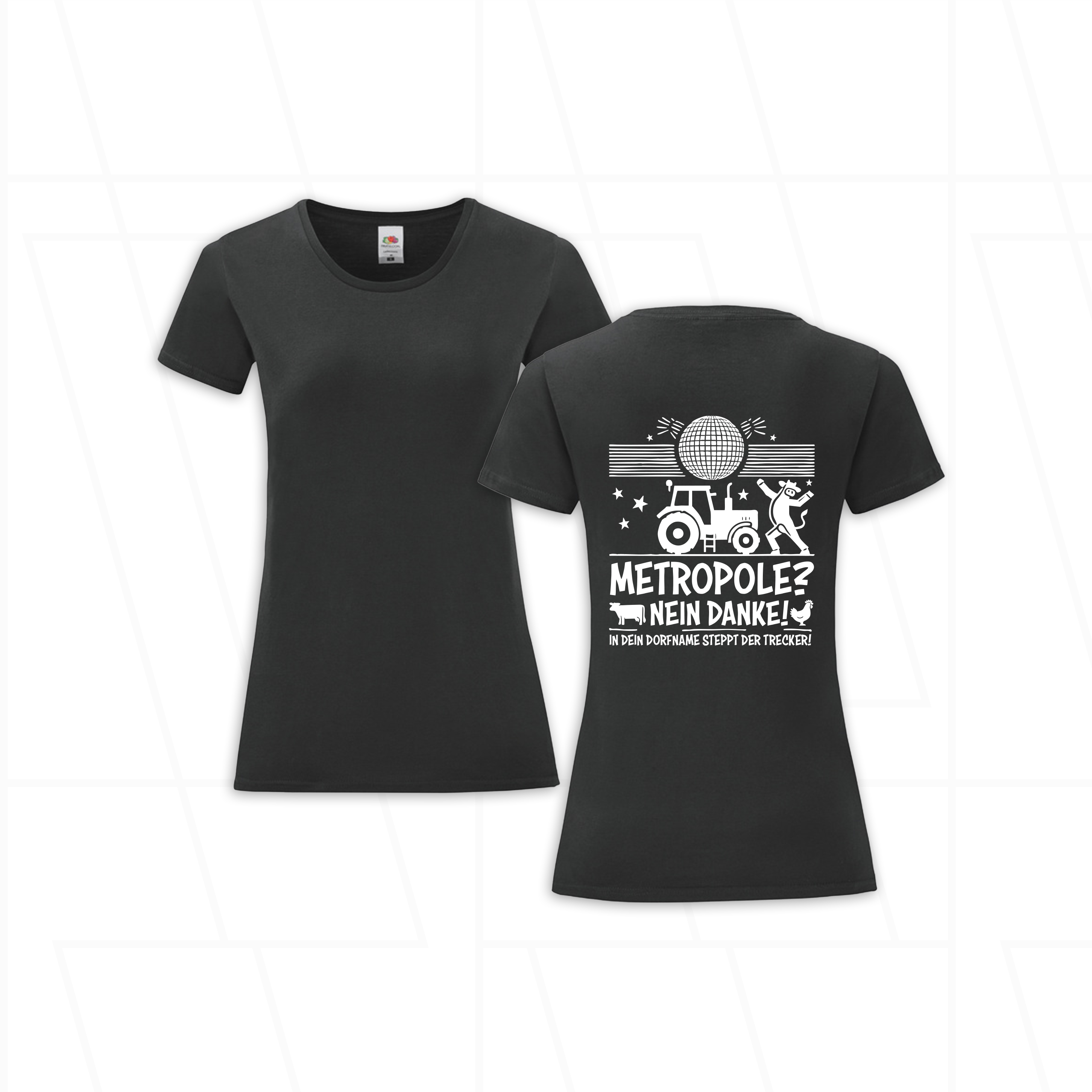 Anpassbares "Dorf T-Shirt" - Metropole? Nein danke!