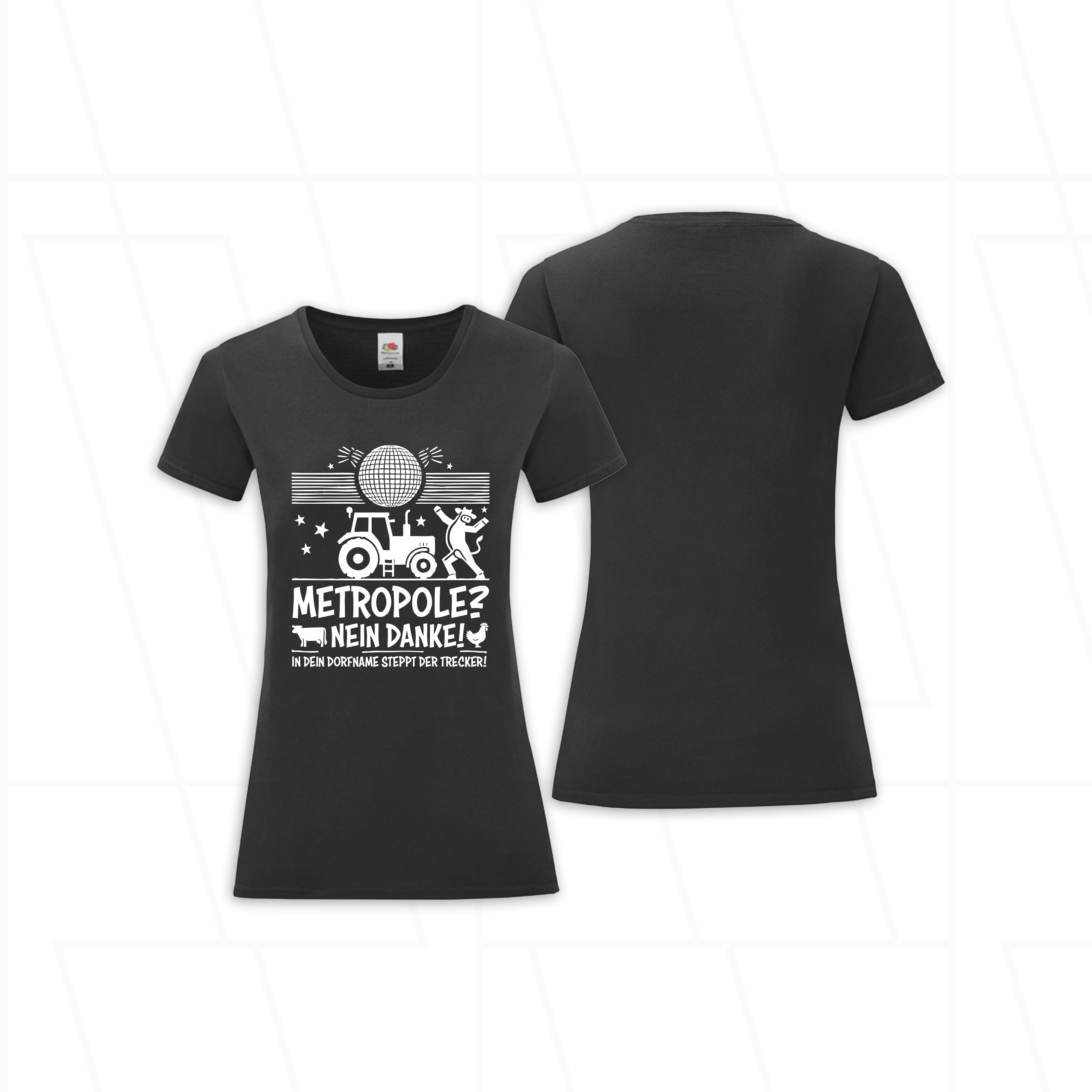 Anpassbares "Dorf T-Shirt" - Metropole? Nein danke!