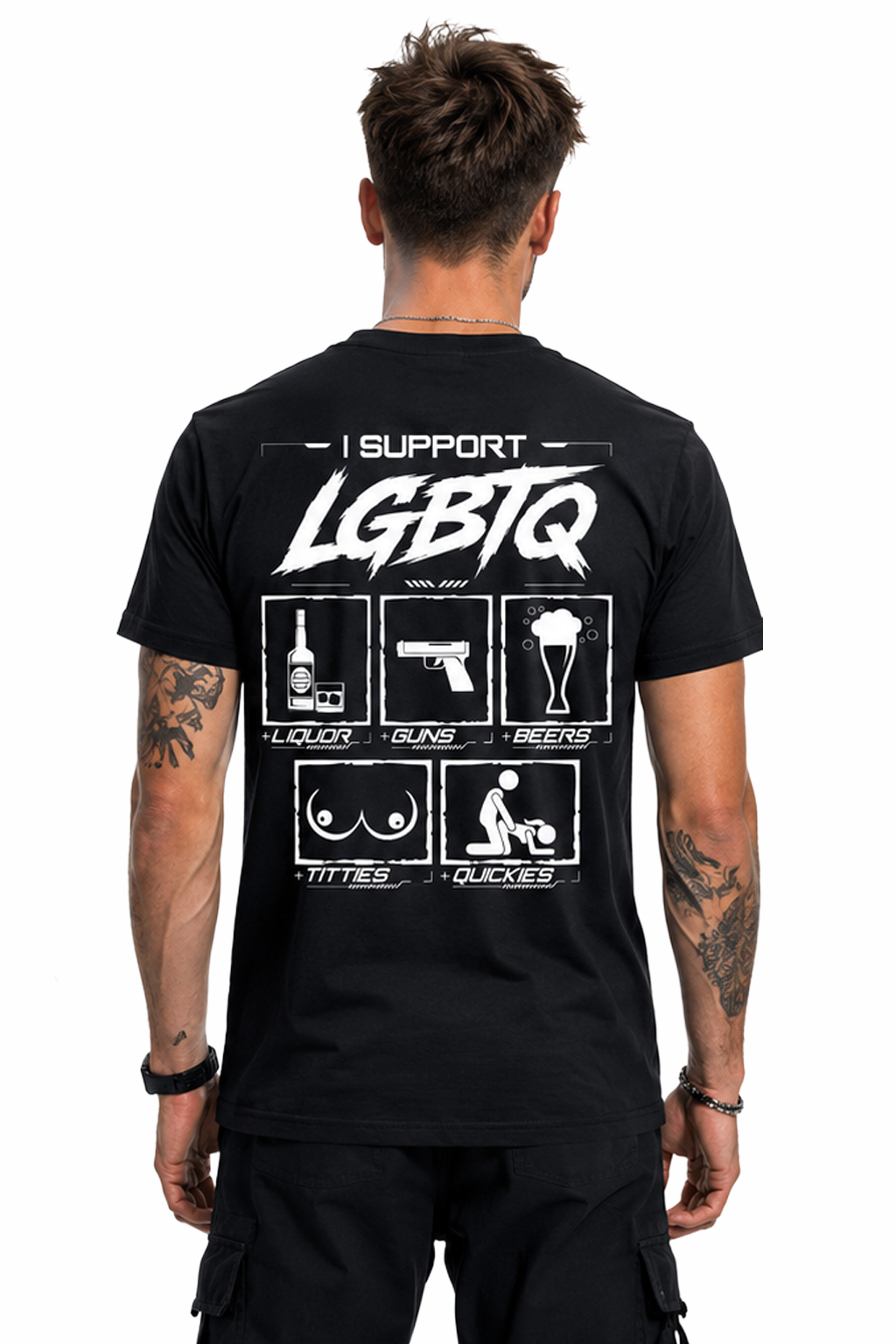 I Support LGBTQ Shirt – Fun Statement T-Shirt mit Humor