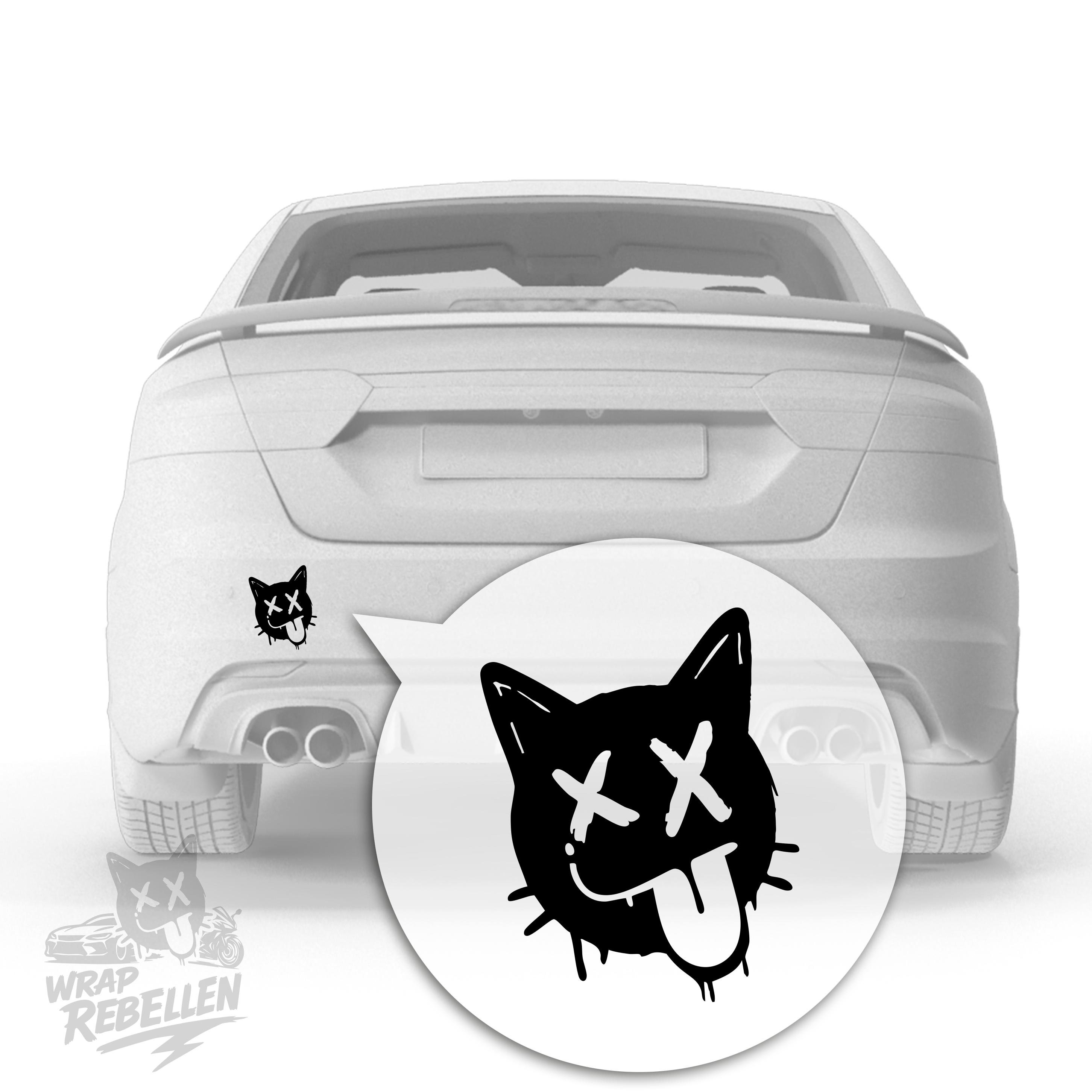 Wrapcat Sticker – minimal süß, maximal Statement